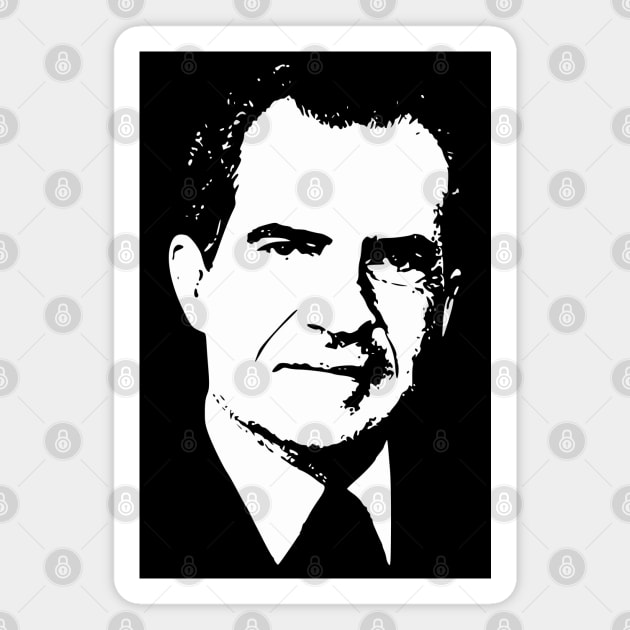 Richard Nixon Magnet by Nerd_art